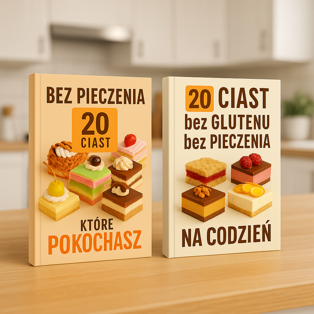 Zestaw 2 E-booków bez pieczenia oraz bez glutenu!